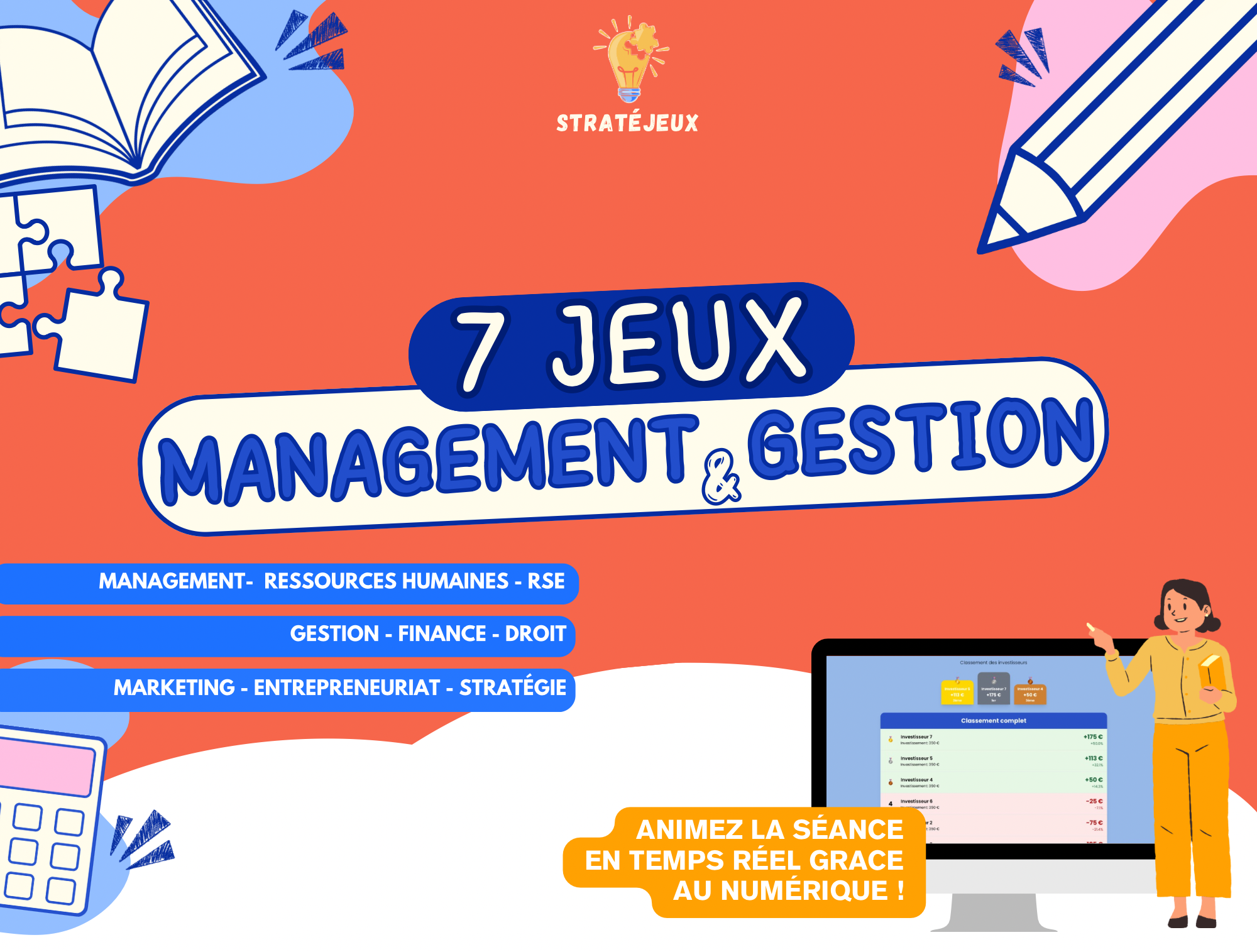Coffret 7 jeux - Enseignement supérieur