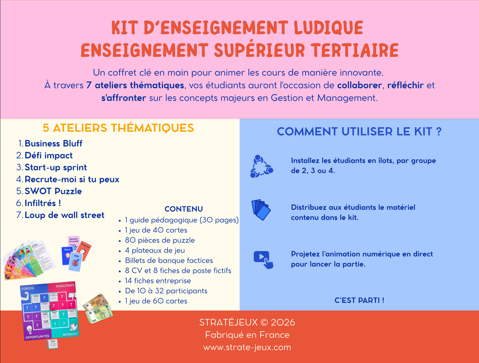Coffret 7 jeux - Enseignement supérieur